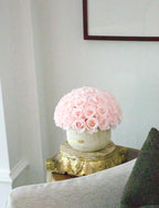 Hand Carved Pillar Base Gold Leaf