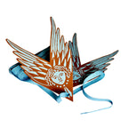 5 Suffolk Angels Gift Tags Bruised Copper