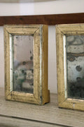 18th Ct French Tabletop Traveling Mirror