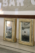 18th Ct French Tabletop Traveling Mirror