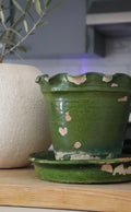 Late 19th Ct Ruffled Rim Planter