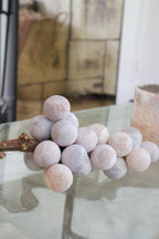 Mid 20th Ct XL Belgian Alabaster Grapes