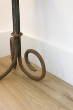 Iron & Wood Antique French Cocktail Stand