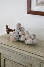 Mid 20th Ct XL Belgian Alabaster Grapes