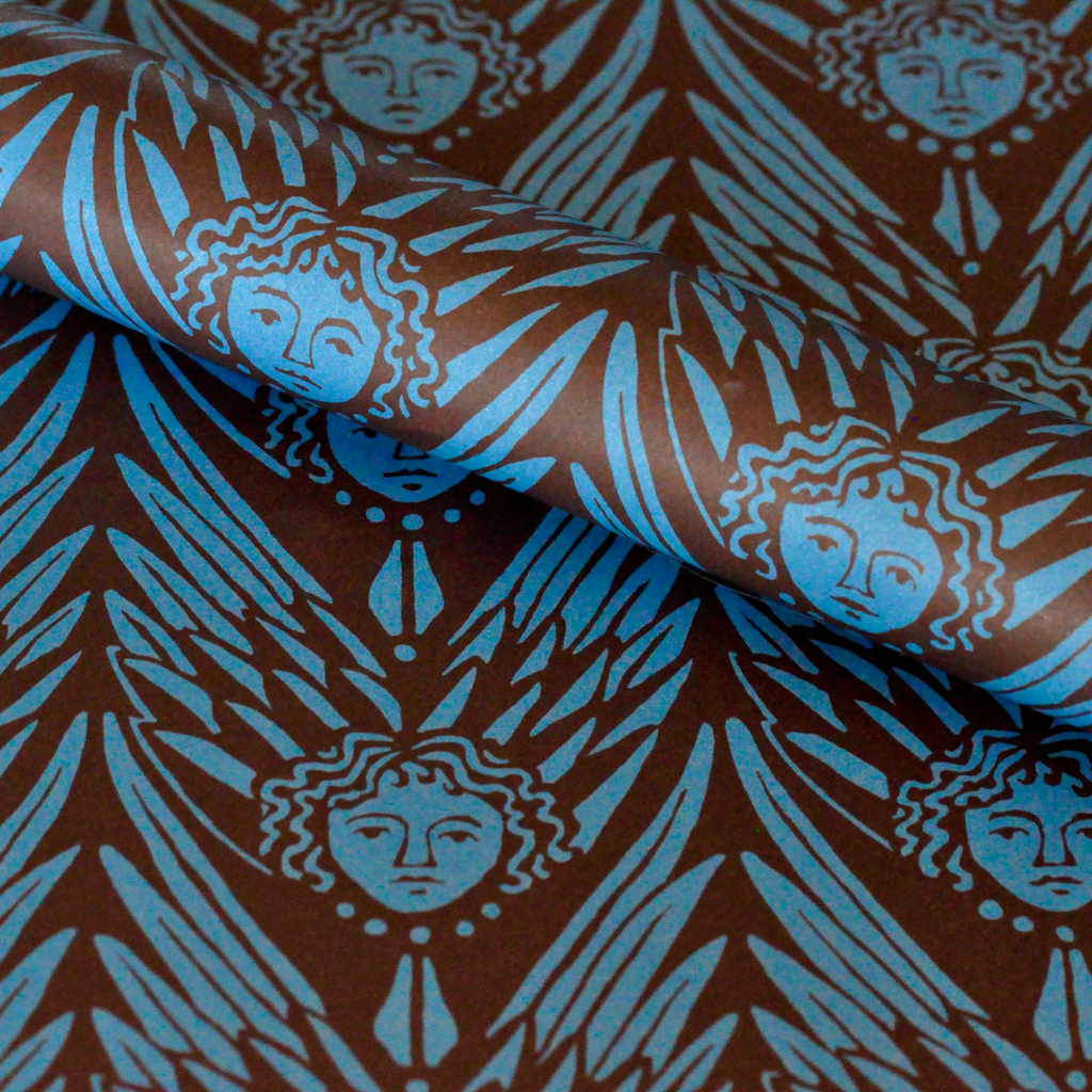 Patterned Paper Suffolk Angels Bruised Copper