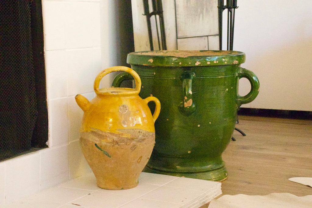 Early 19th Century French Castelnaudary XL Terracotta Planter