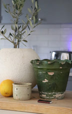 Late 19th Ct Ruffled Rim Planter