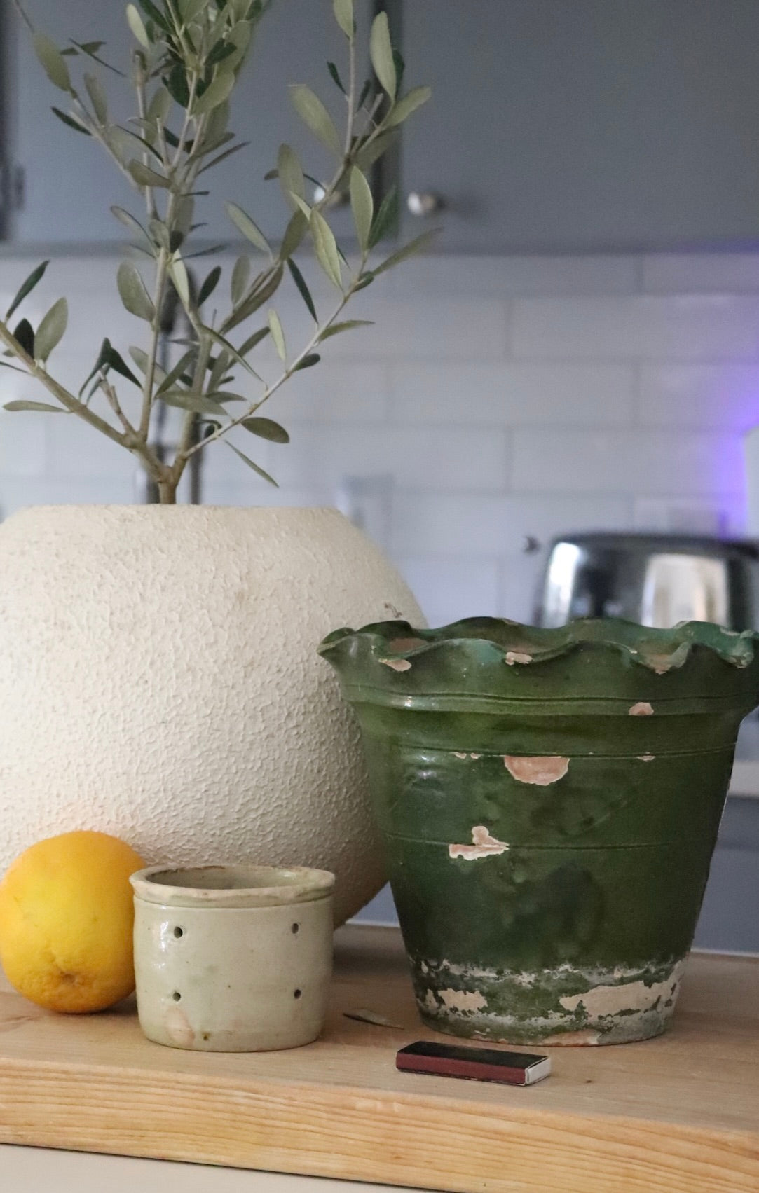 Late 19th Ct Ruffled Rim Planter