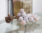 Mid 20th Ct XL Belgian Alabaster Grapes