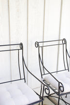 Salterini Style Scroll Villa Chairs