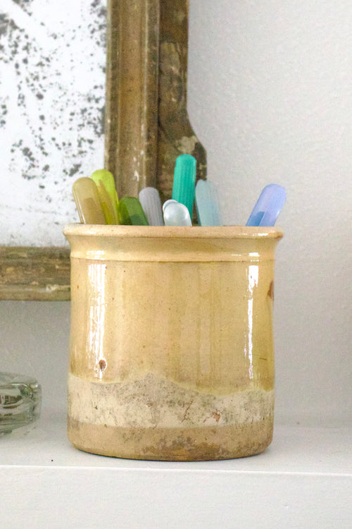 19th Ct Antique French Confit Pot