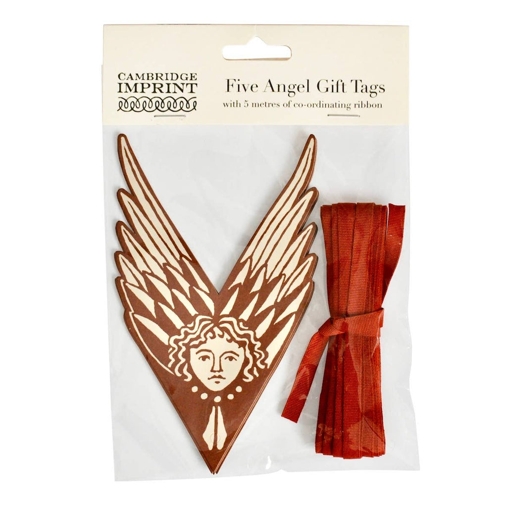 5 Suffolk Angels Gift Tags Cocoa