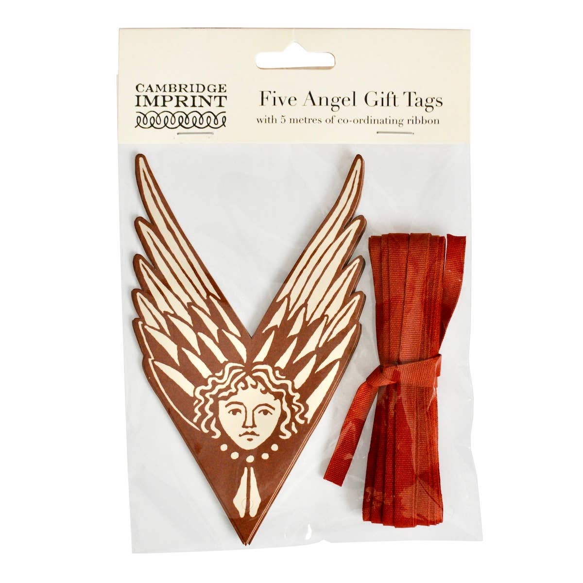 5 Suffolk Angels Gift Tags Cocoa