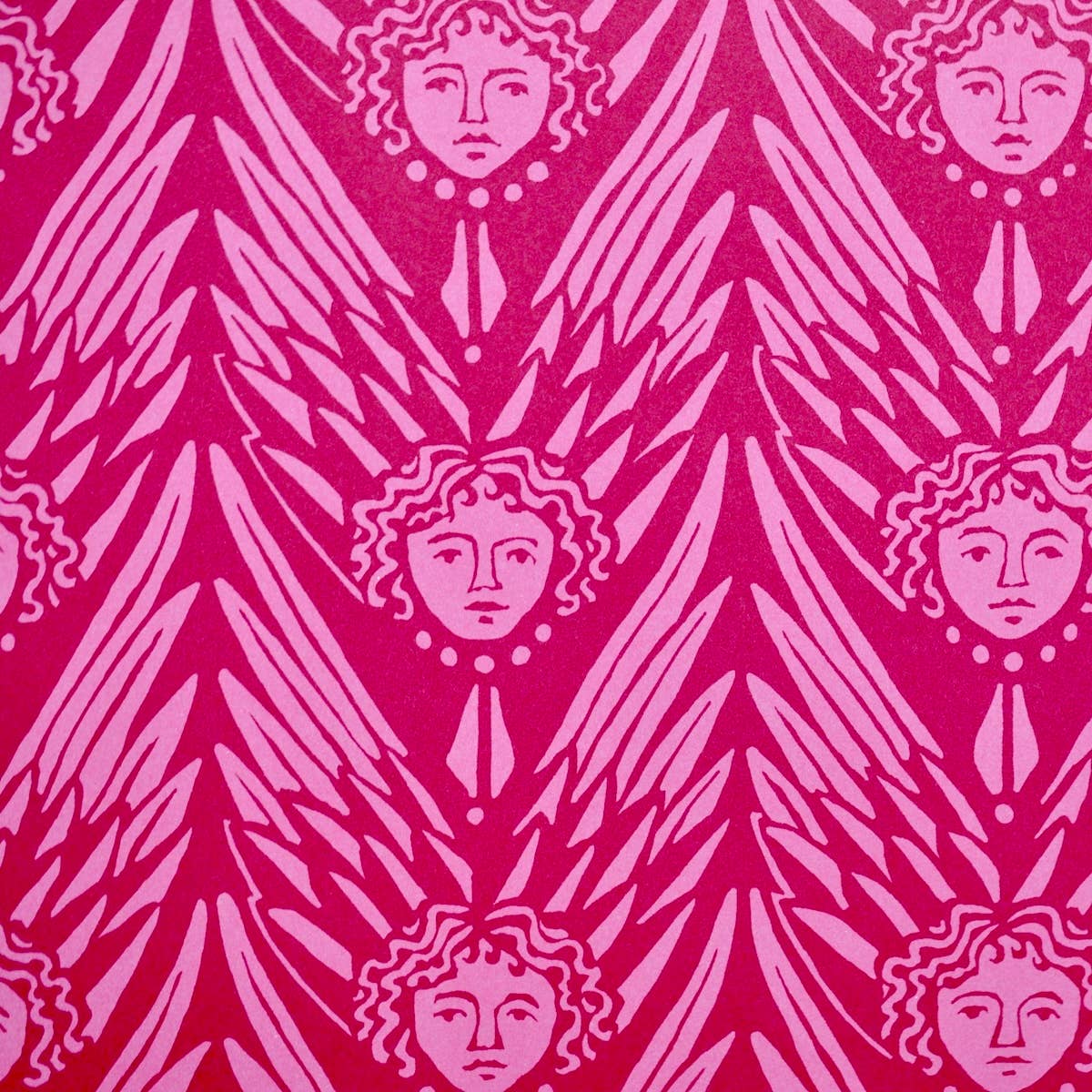 Patterned Paper Suffolk Angels Plum Pudding