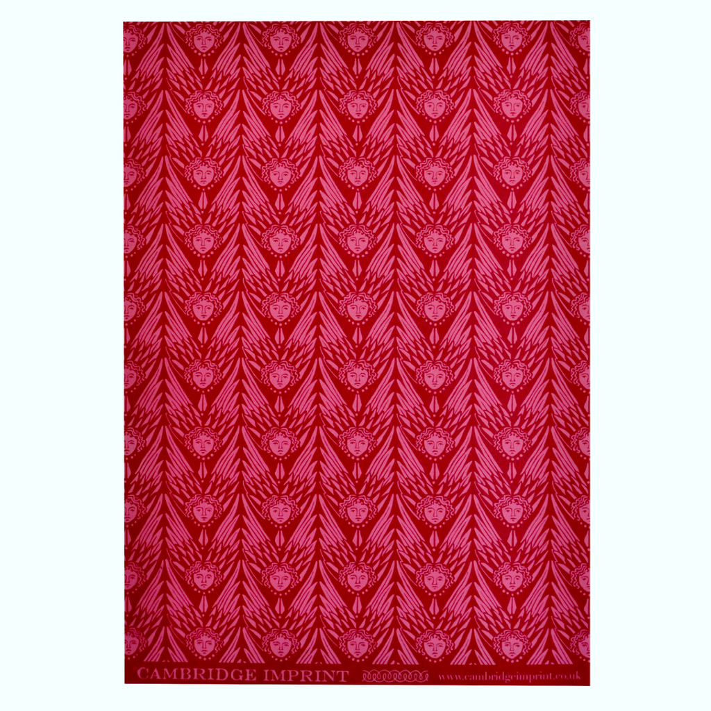 Patterned Paper Suffolk Angels Plum Pudding