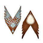 5 Suffolk Angels Gift Tags Bruised Copper